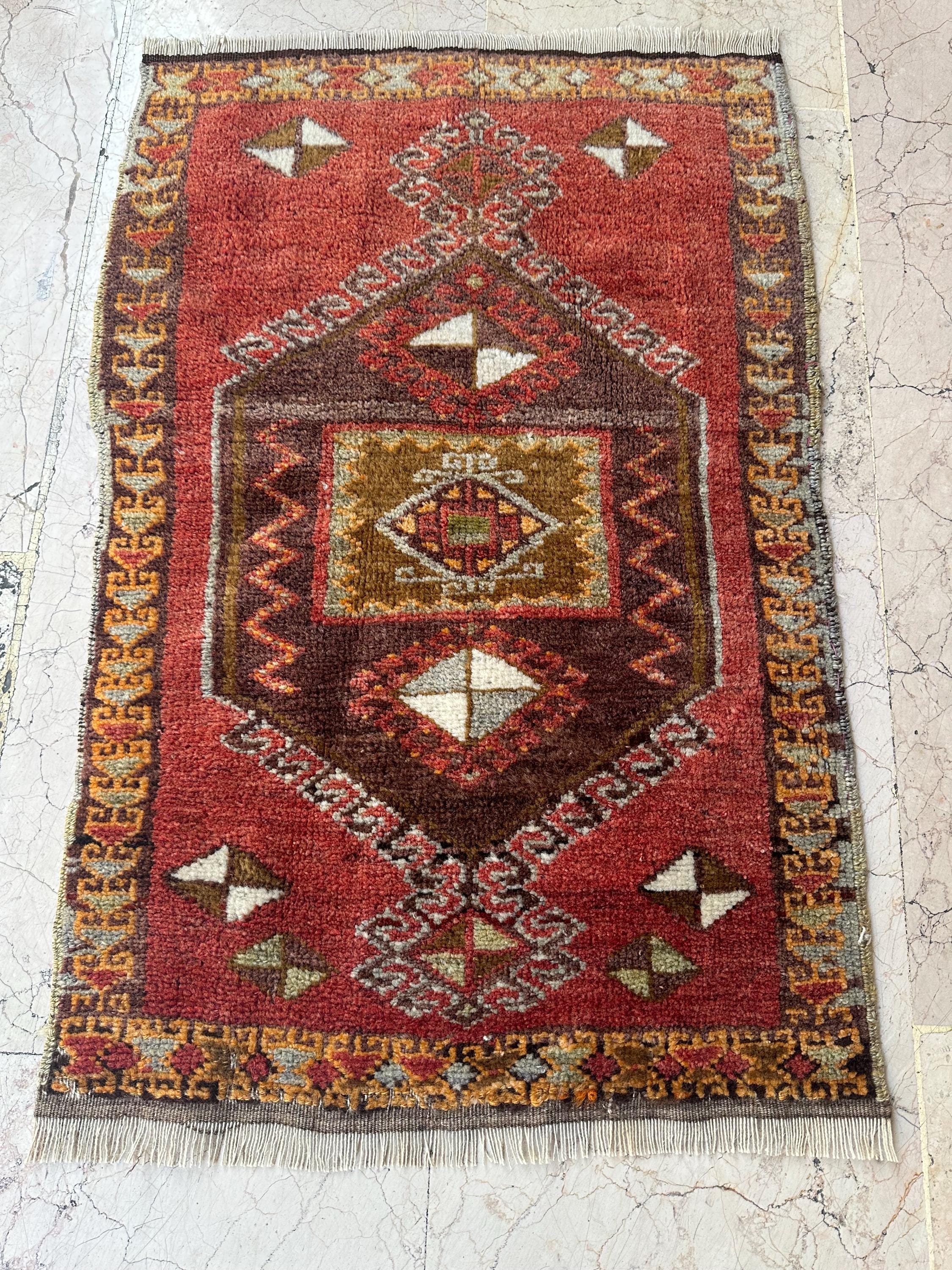 Small Antique Carpet,21
