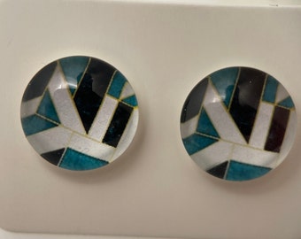 Abstract Lines Earrings