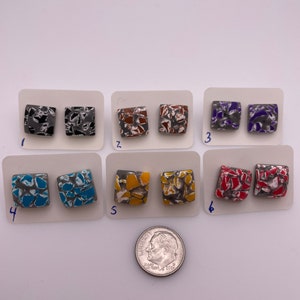 Mosaic Abstract Earrings