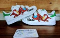 Iron man custom shoe product logo