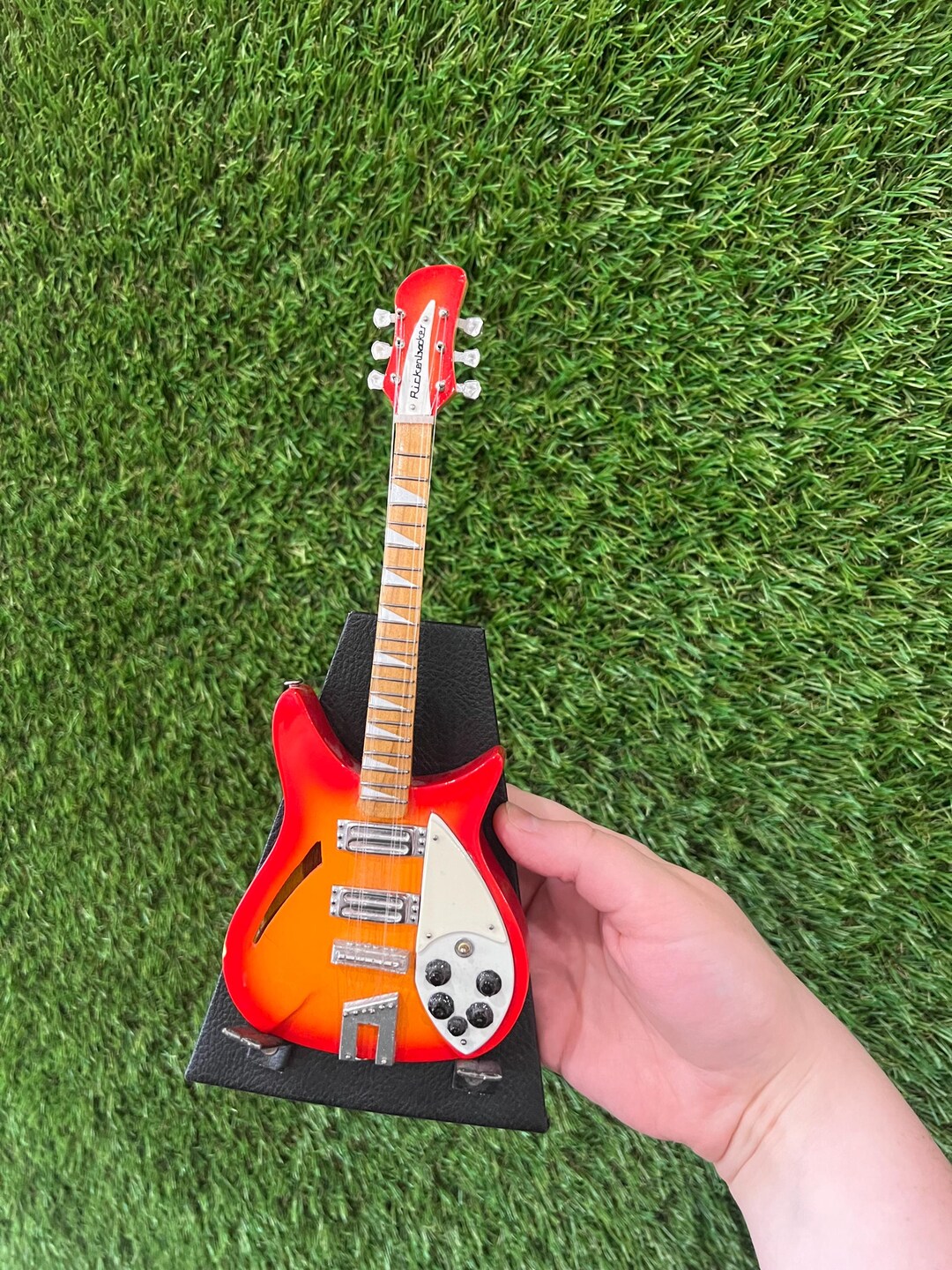 Rickenbacker 12-string Fire Sunburst Mini Guitar Replica Collectible - Etsy