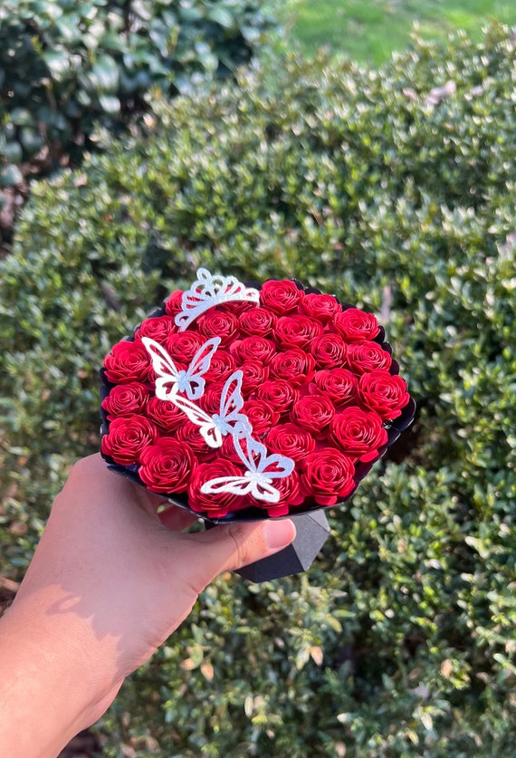 Giant mini roses bouquet