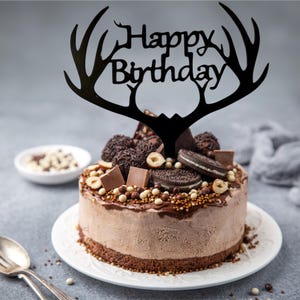 Arthsdite Topper per torta per festa di compleanno del bambino, decorazione per torta per primo compleanno, accessori per cabina fotografica, bandiera per torta con segno di calcio, glitter marrone
