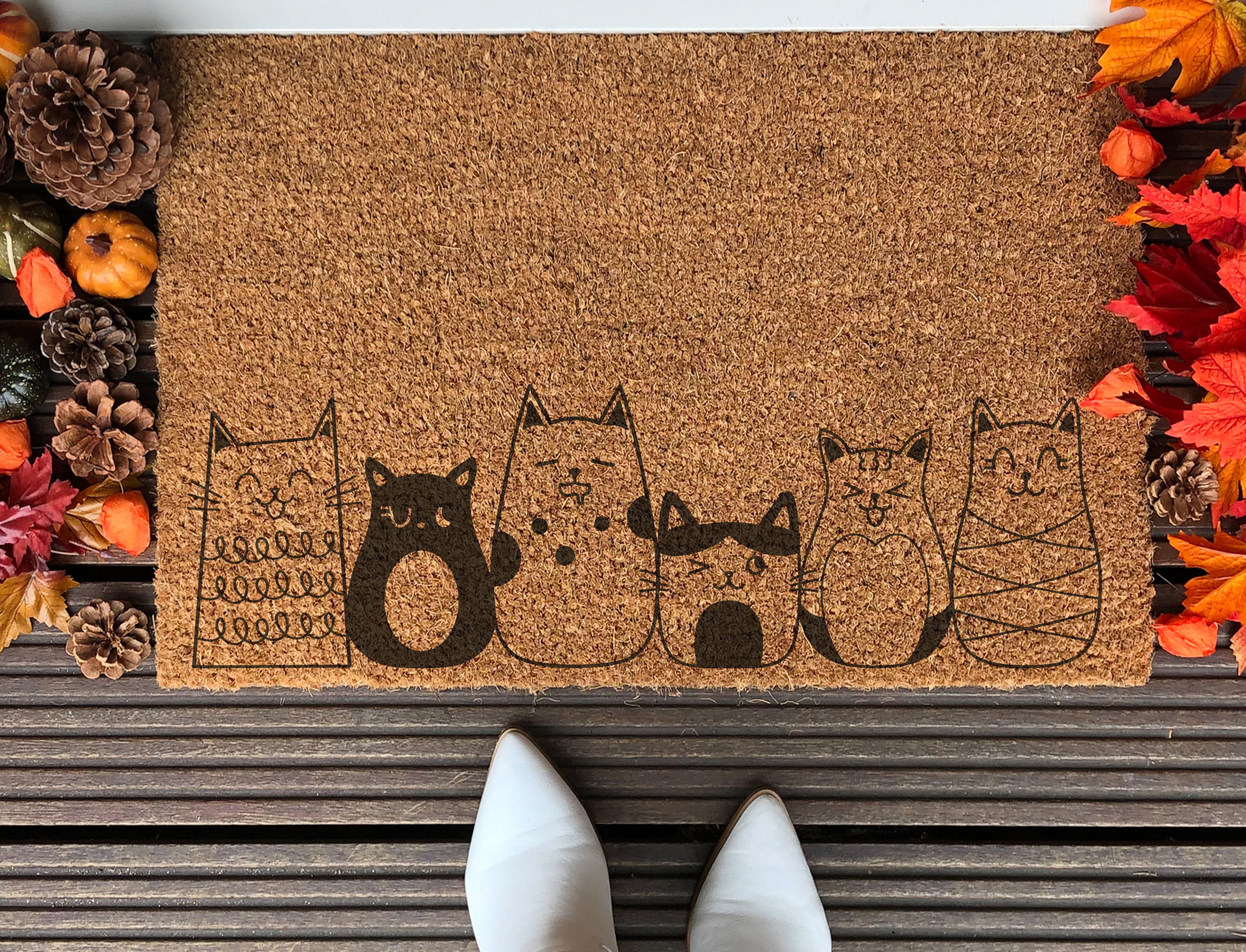  Funny Entry Rugs for Inside House Warming Decor Small Thin  Doormat Not All Heros Wear Capes Personalized Monogram Kitchen Rugs and  Mats with Anti-Slip Rubber Back Novelty Gift Mat(23.7 X 15.9