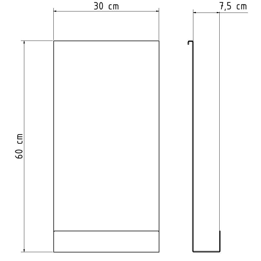 Étagère De Douche Murale En Métal De 30 Cm - Moderne Et Minimaliste