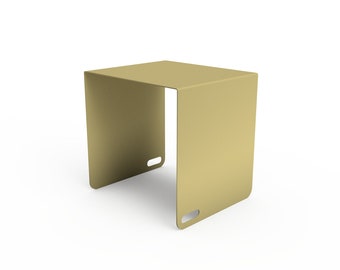 Metal side table in different colours, modern steel coffee table, minimalist coffee table, steel side table