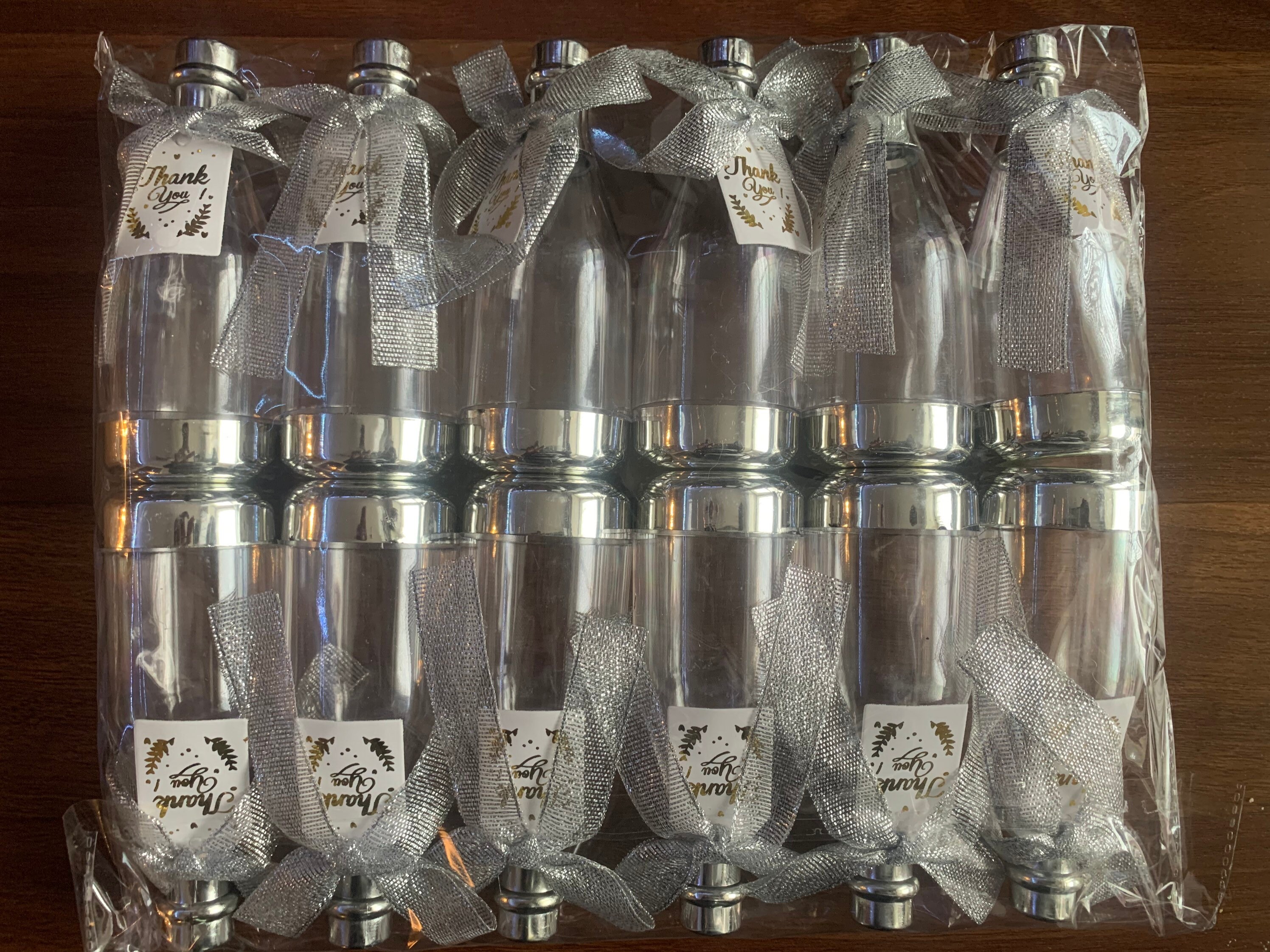 Candy Champagne Bottle With Thank You Tag for Party Flavor Etsy