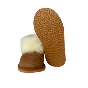 Chaussons Enfant fourrés en peau de mouton image 5