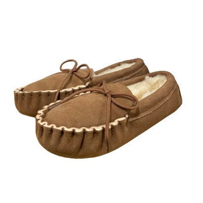 Mens moccasin slippers sale sales