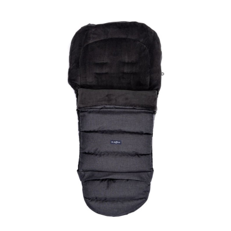 Baby footmuff Model S20 plush Graphite