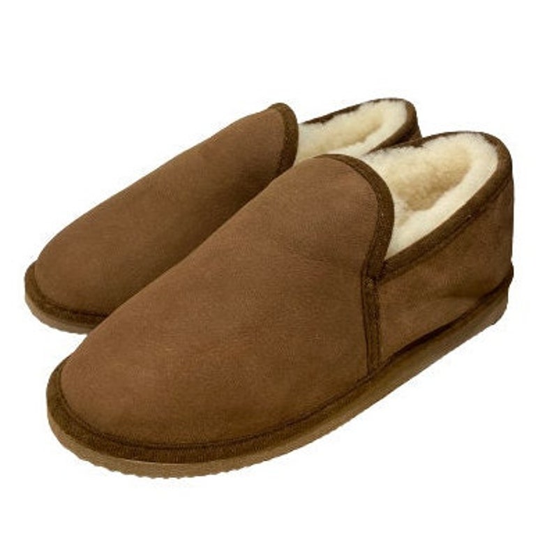 Sheepskin slippers Chocolate image 1