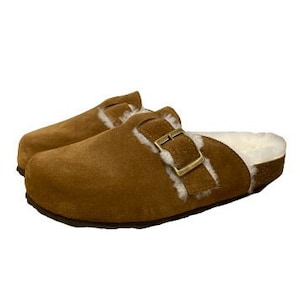 Unisex Lederclogs mit Schaffell-Innenausstattung | Komfort & natürliche Eleganz