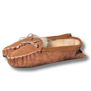 Sheepskin Moccasin - Brown