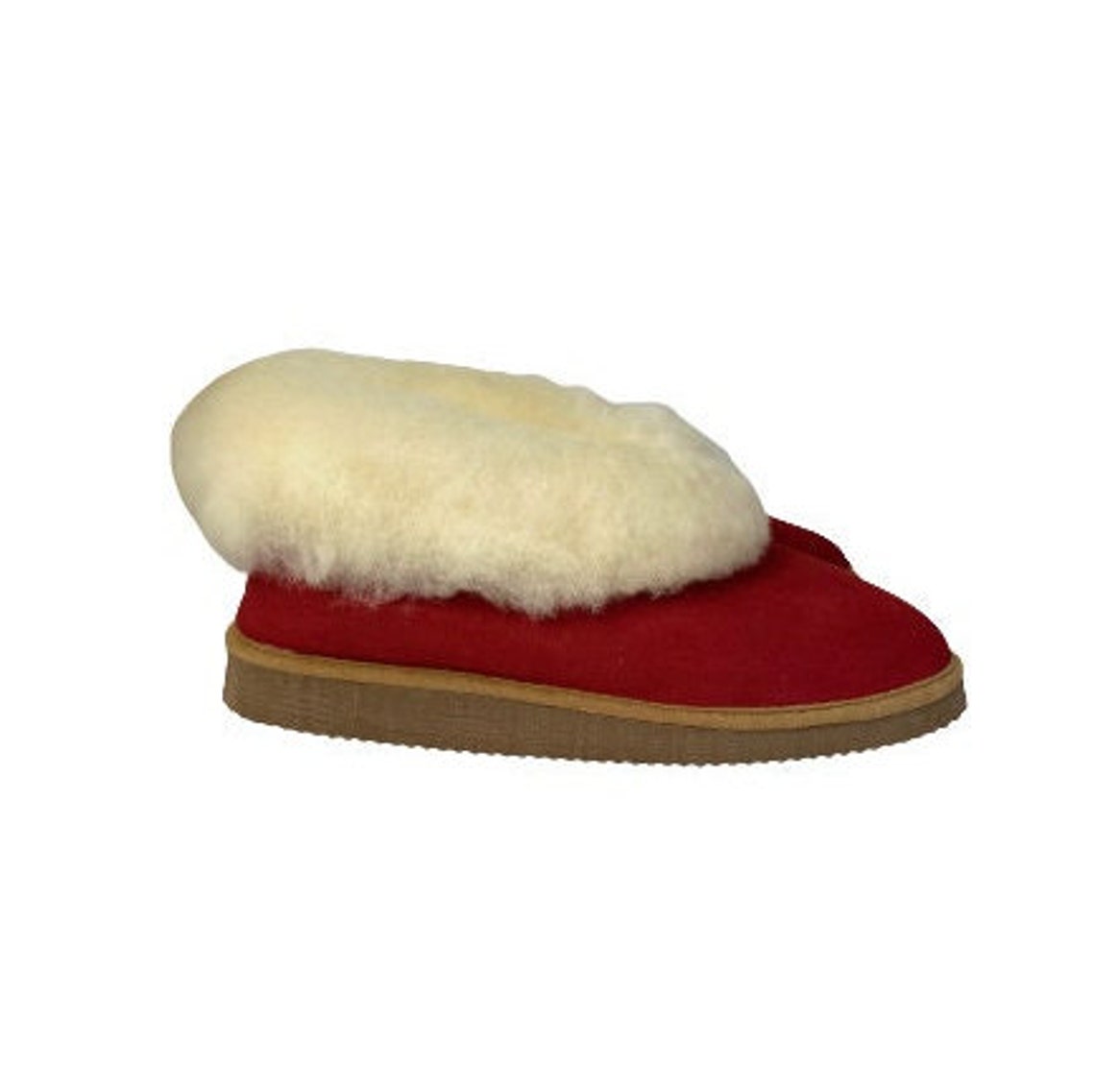 Chaussons Fourrés Rouges Pour Enfant - Taille 26/27, Neufs Dans Leur Emballage