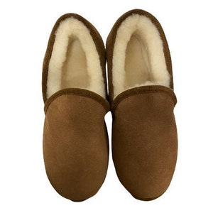 Sheepskin slippers Chocolate image 2
