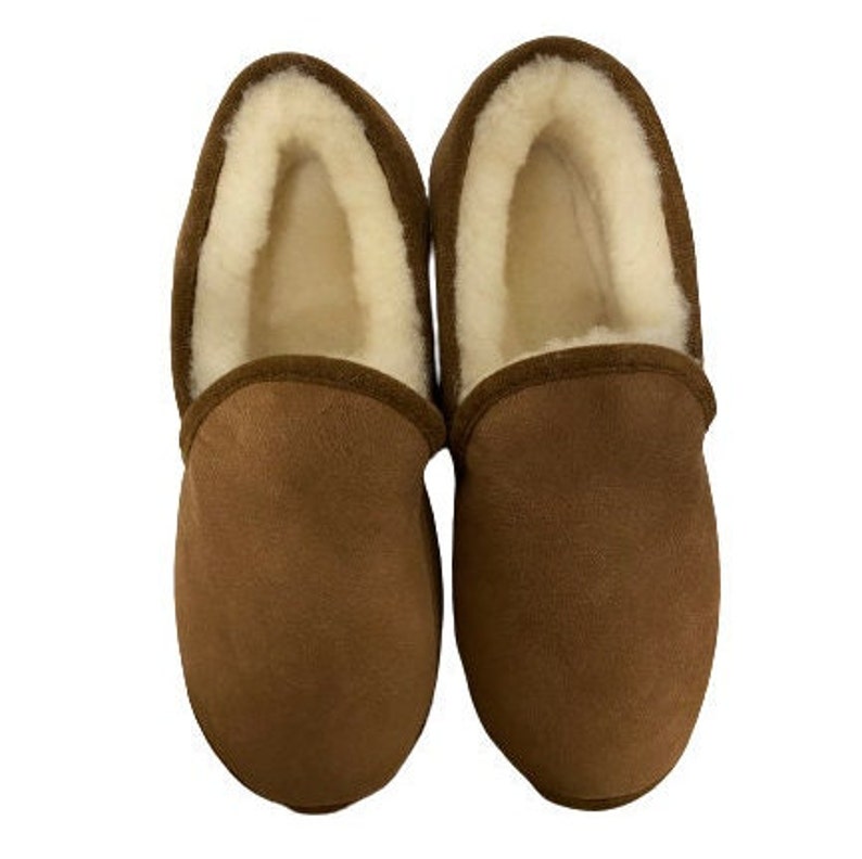 Sheepskin slippers Chocolate image 2