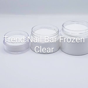 Frozen Clear Acrylic Nail Powder: Dip & Sculpting Powder