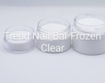 Frozen Clear Acrylic Nail Powder: Dip & Sculpting Powder