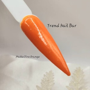 Fire Orange - Nail Dip Powder, Orange Dip Powder, Dip Powder For Nails, Dip Powder, Fall Dip Powder, Acrylic Dip Powder, Dipping Nail Powder