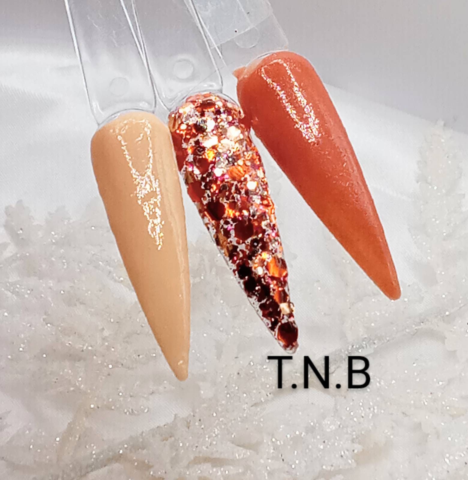 Harvest Spice Trio Nail Dip Powder Glitter Dip Powder Dip - Etsy