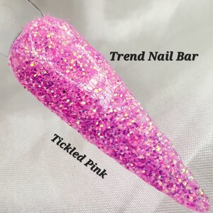 Tickle Pink- Glitter Acrylic Dip Powder