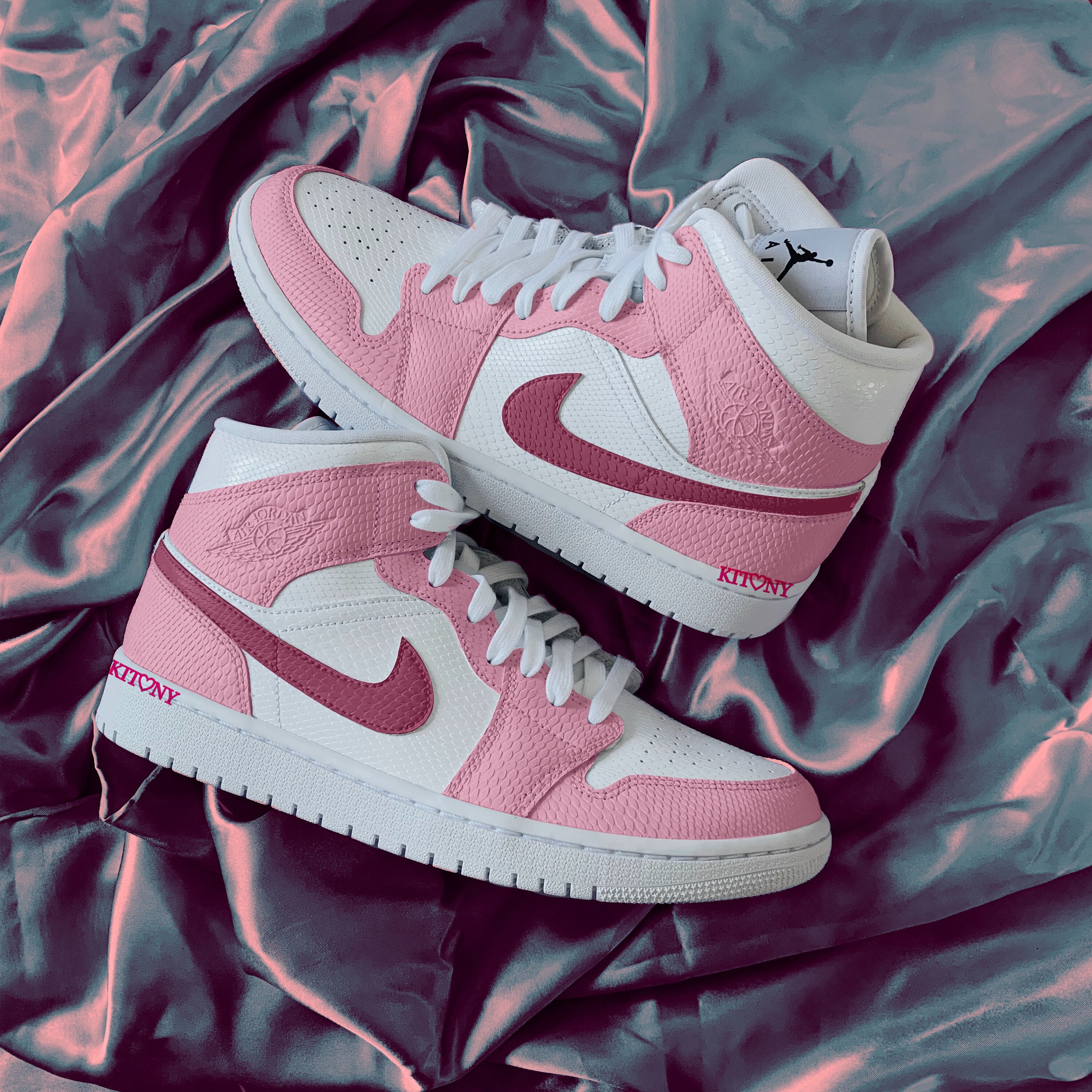 Pink Air Jordan - Etsy