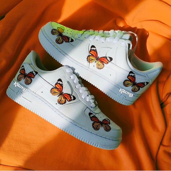 orange butterfly af1