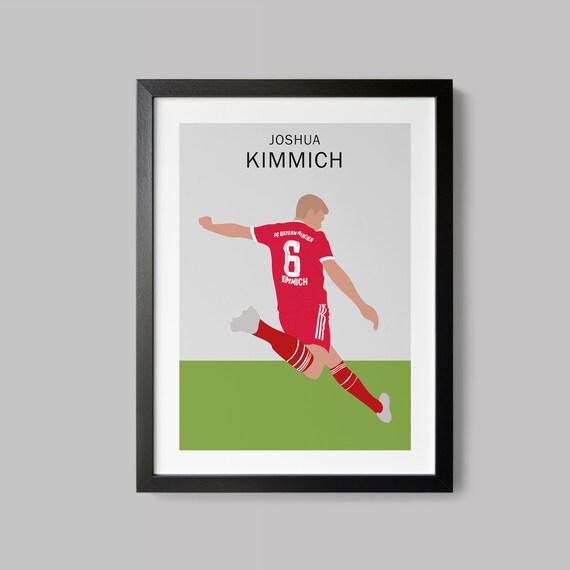 Joshua Kimmich Print Bayern Munich Fan Gift Joshua Kimmich - Etsy