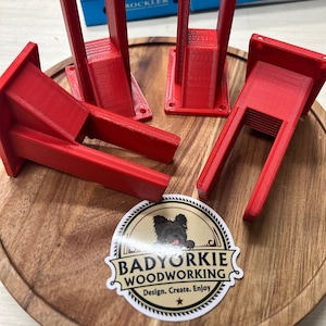 3-D Printed Mounts/Racks for Rockler SureFoot Aluminum Bar Clamps