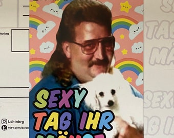 Postcard "Sexy Tag ihr Mäuse"