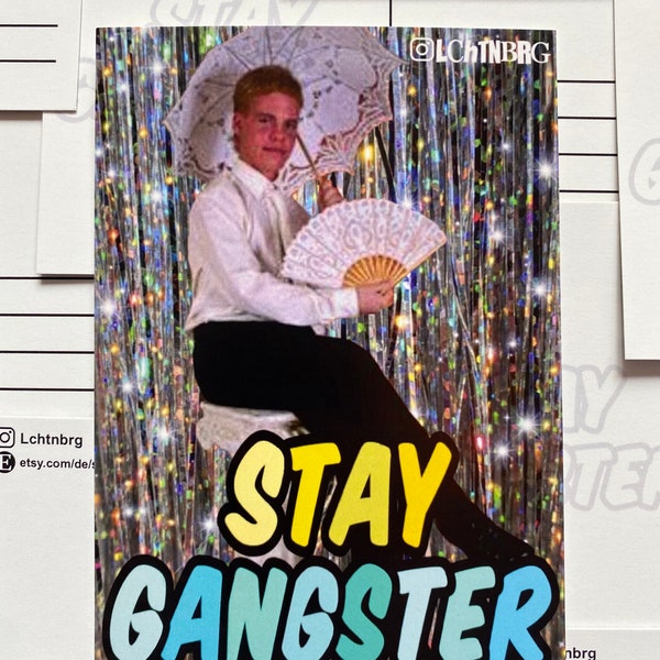 Postkarte „Stay Gangster“