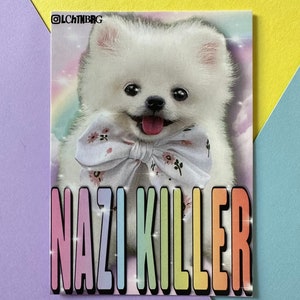 Postkarte „Nazi Killer“