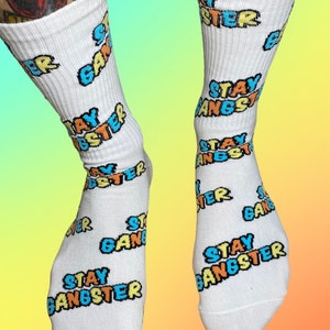 Tennis socks: Stay Gangster image 2