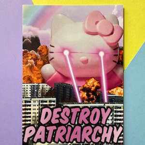 Postkarte „Destroy Patriarchy“