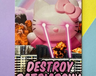 Postkarte „Destroy Patriarchy“