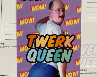 Postcard "Twerk Queen"