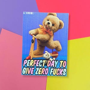 Magnet „Perfect day to give zero fucks“