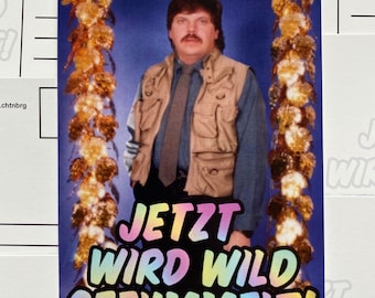 Postkarte „Jetzt wird wild gefummelt“