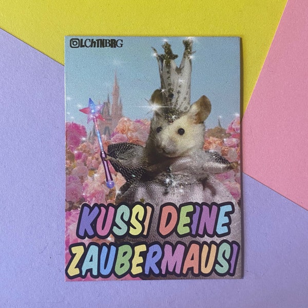 Magnet „Kussi deine Zaubermausi“