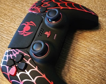 Custom PS5 Spiderman Miles Morales controller