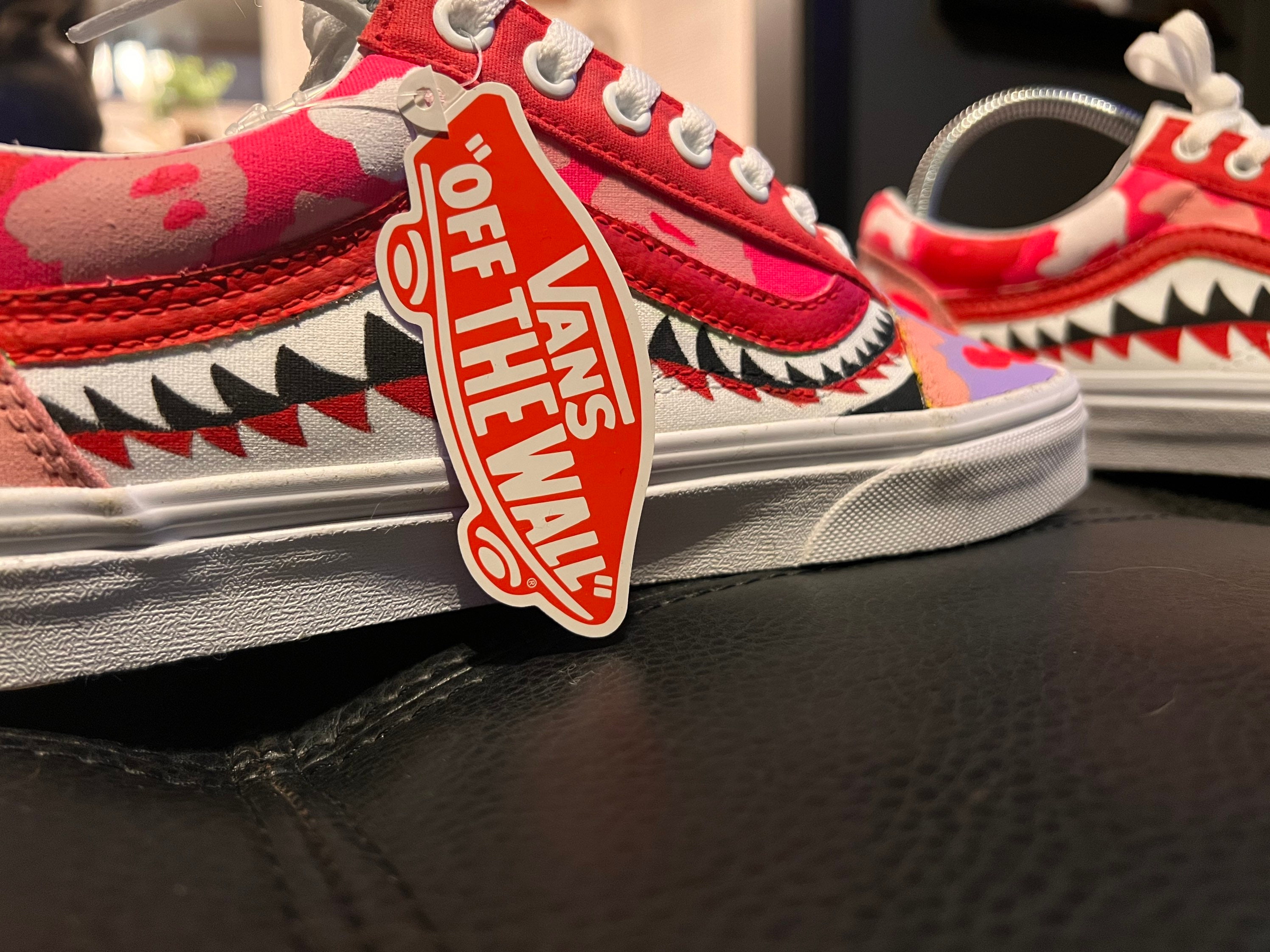 Custom Bape Vans Etsy