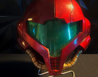 Samus Aran Metroid helmet