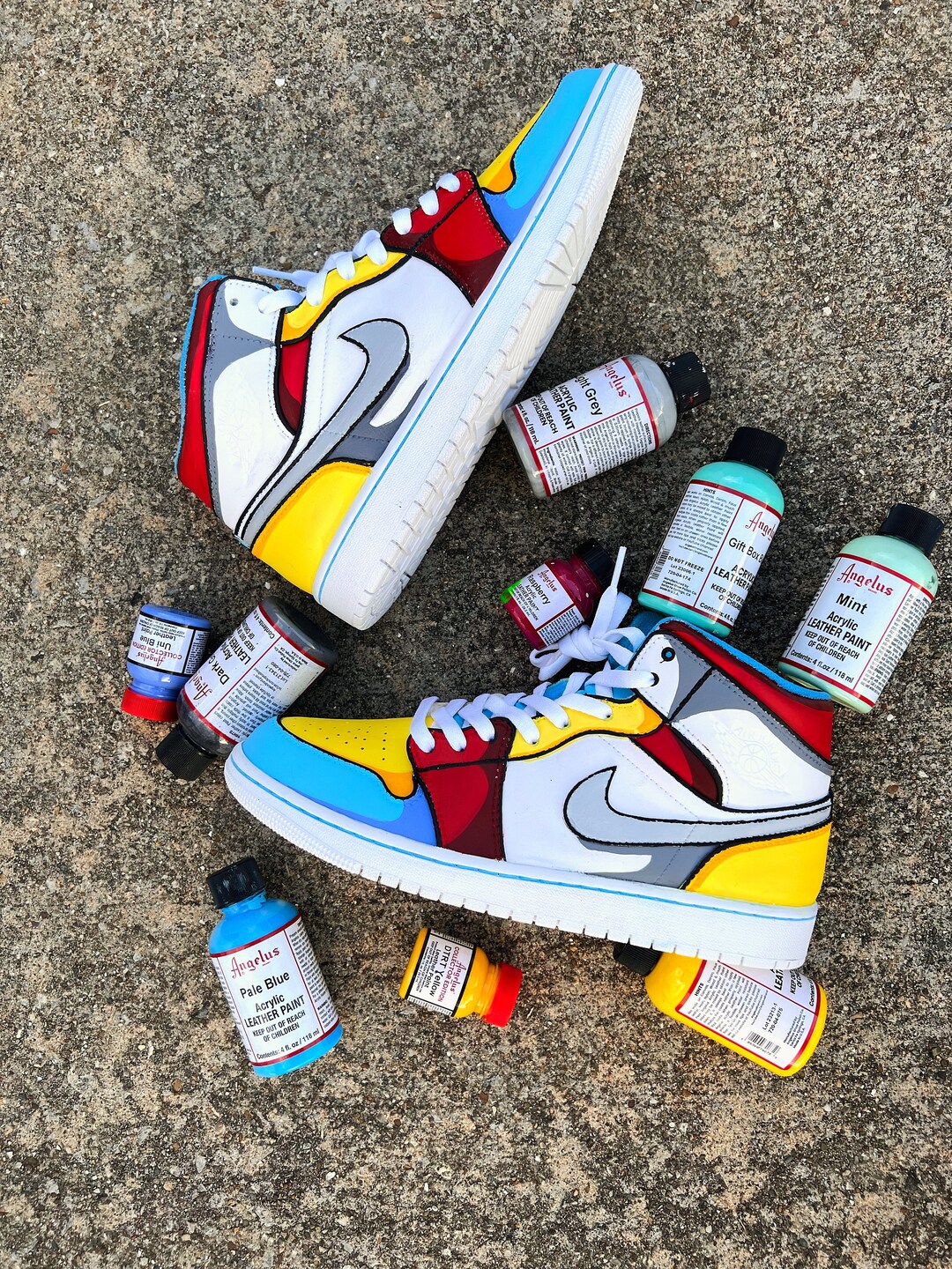 Tooned Jordan 1's - Etsy