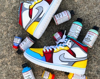 Tooned Jordan 1's - Etsy