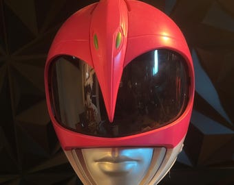 Pink Ranger  3d Printed Helmet