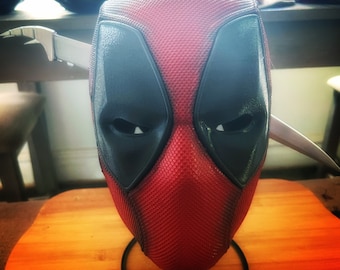 Stabbed Deadpool helmet