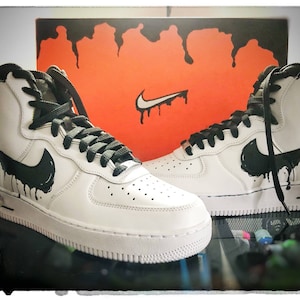 Custom hightop Nike drip