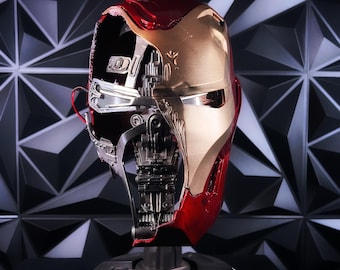 アイアンマンヘルメット LEDライト付き Marvel-MK85アイアンマンLEDライト付き電気ヘルメット,マーク85