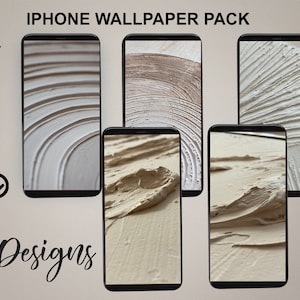 iPhone Wallpaper Download Pack – 5 moderne Handyhintergründe | Digitales Wallpaper-Set