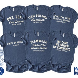 Camisetas de Team Building, Camisetas personalizadas de Team Building para la empresa, Camisetas para compañeros de trabajo, Camisetas de oficina, Camisetas para compañeros de trabajo, Camisetas personalizadas para el mejor equipo